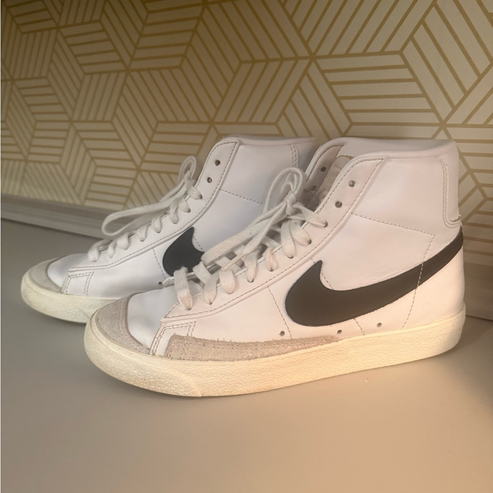 Nike White High-Top Sneakers